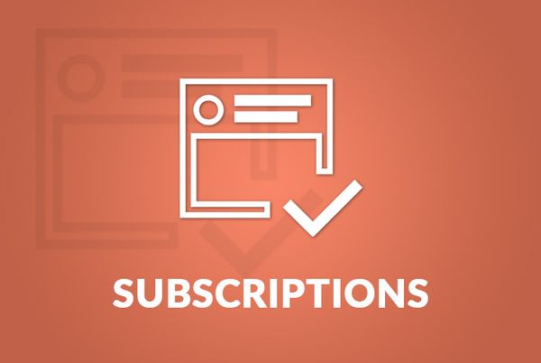 Subscriptions Continued