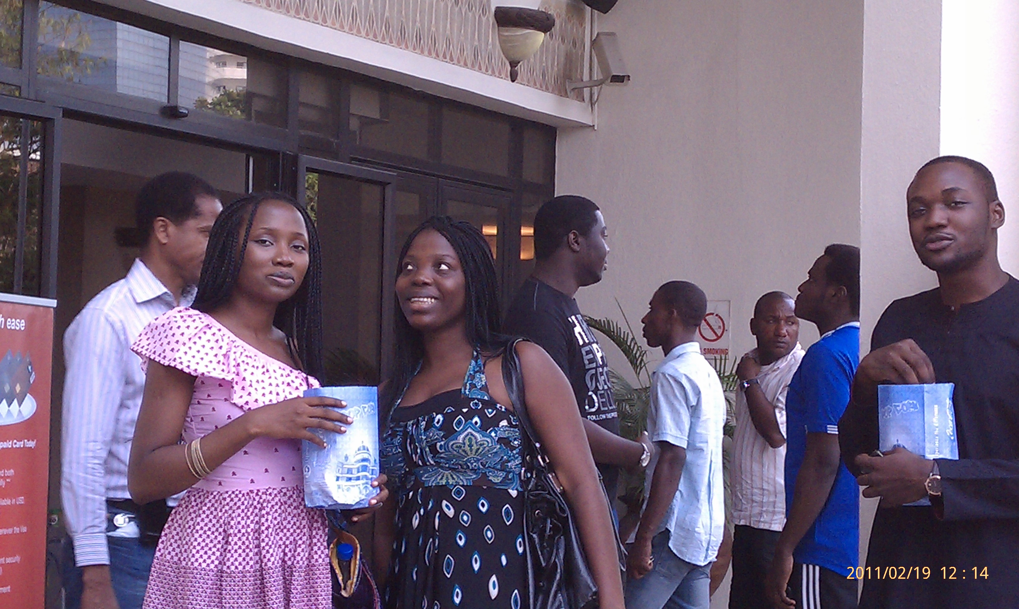 Akin, Dami, Bisola, and Busola from R-L